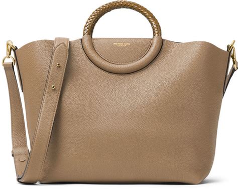 michael kors skorpios leather market bag|Skorpios Pebbled Leather Market Bag – Michael Kors Pre.